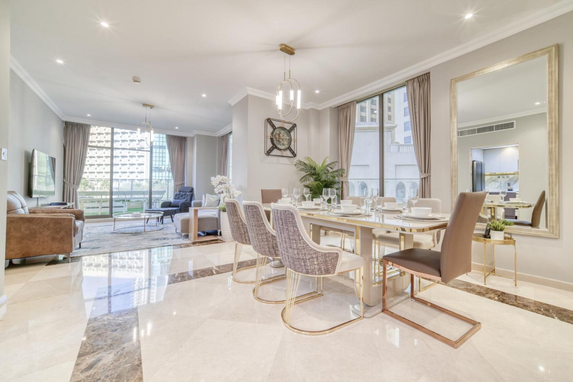 New! Sea View Luxurious 4 Bedroom Duplex Dubai Exterior photo