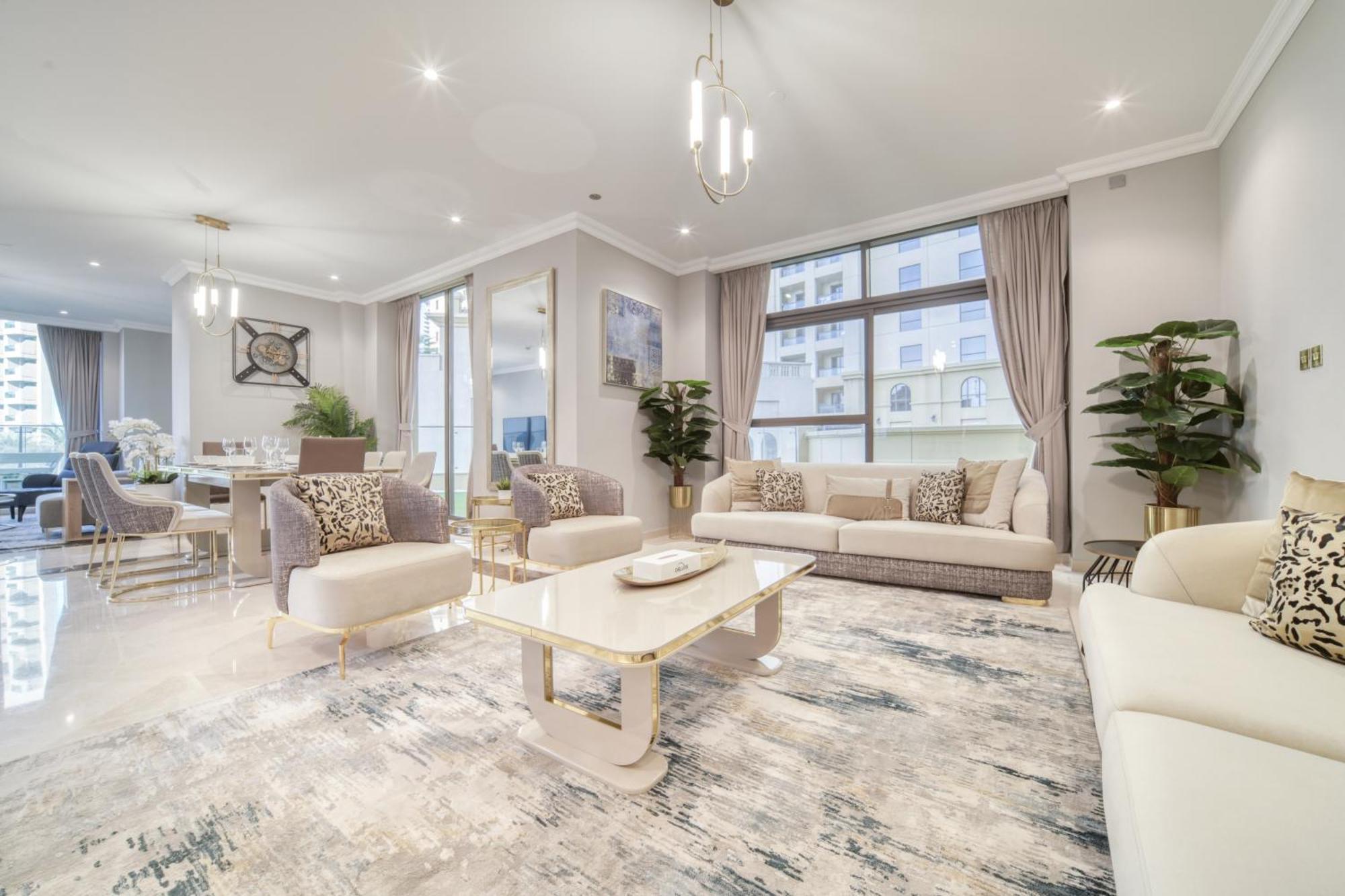 New! Sea View Luxurious 4 Bedroom Duplex Dubai Exterior photo
